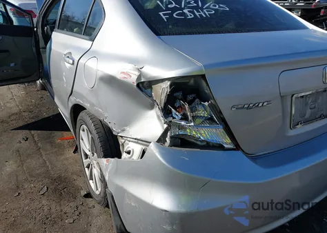 2012 Honda Civic Ex из США, поврежденный, VIN 19XFB2F82CE100058